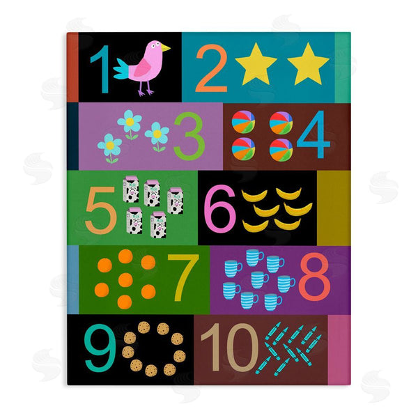 stupell industries Carla Daly | Learning To Count Chart Wall Art