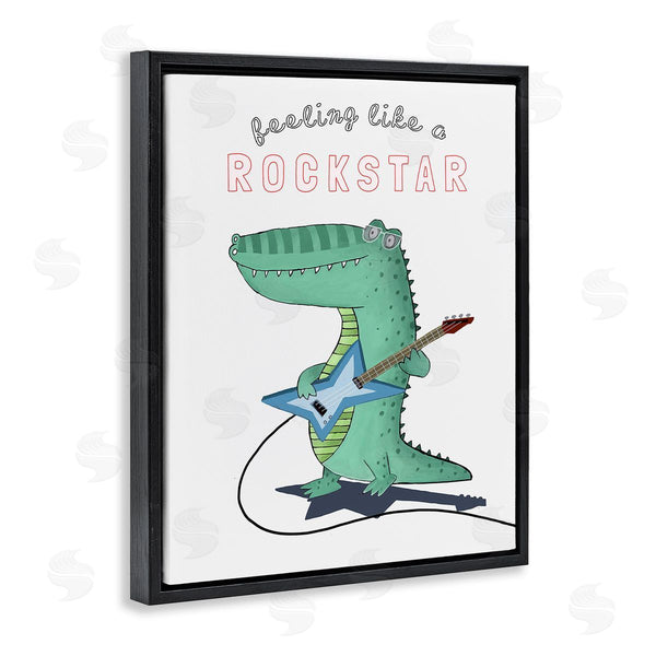 Stupell Industries Carla Daly | Like A Rockstar Alligator Wall Art