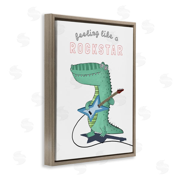 Stupell Industries Carla Daly | Like A Rockstar Alligator Wall Art