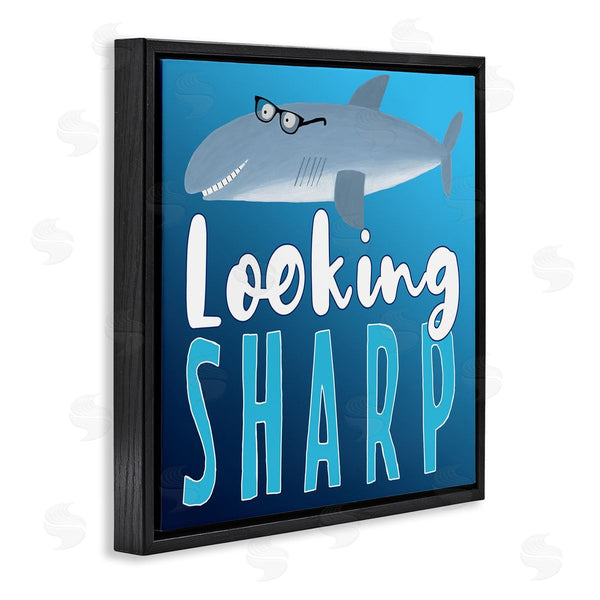 Stupell Industries Carla Daly | Looking Sharp Shark Wall Art