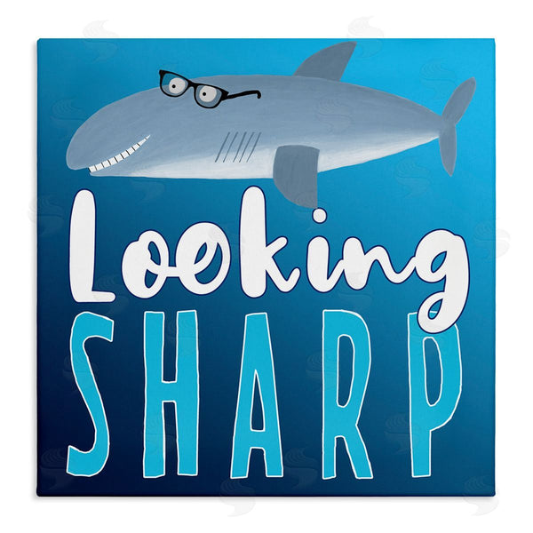 stupell industries Carla Daly | Looking Sharp Shark Wall Art