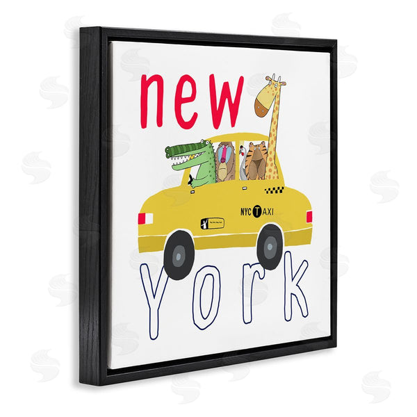 Stupell Industries Carla Daly | New York Taxi Animals Wall Art