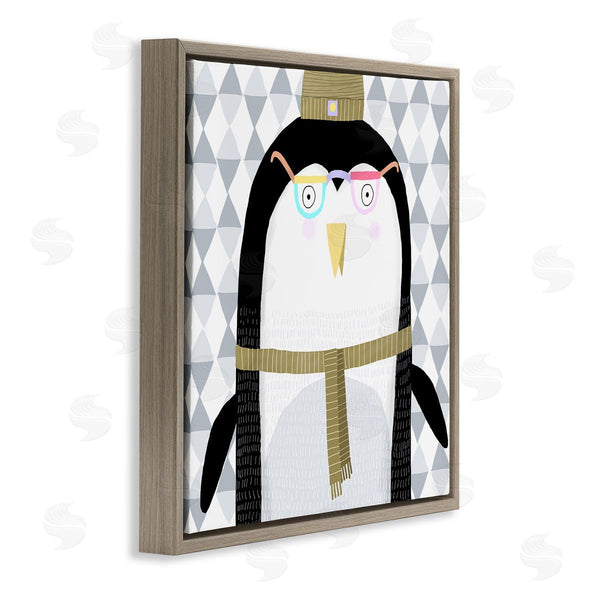 Stupell Industries Carla Daly | Penguin In Beanie Hat