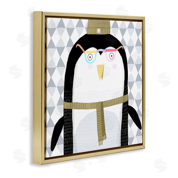 Stupell Industries Carla Daly | Penguin In Beanie Hat