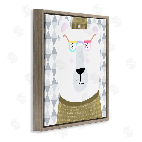 Stupell Industries Carla Daly | Polar Bear In Jumper & Hat