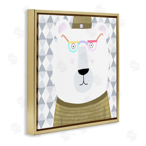 Stupell Industries Carla Daly | Polar Bear In Jumper & Hat