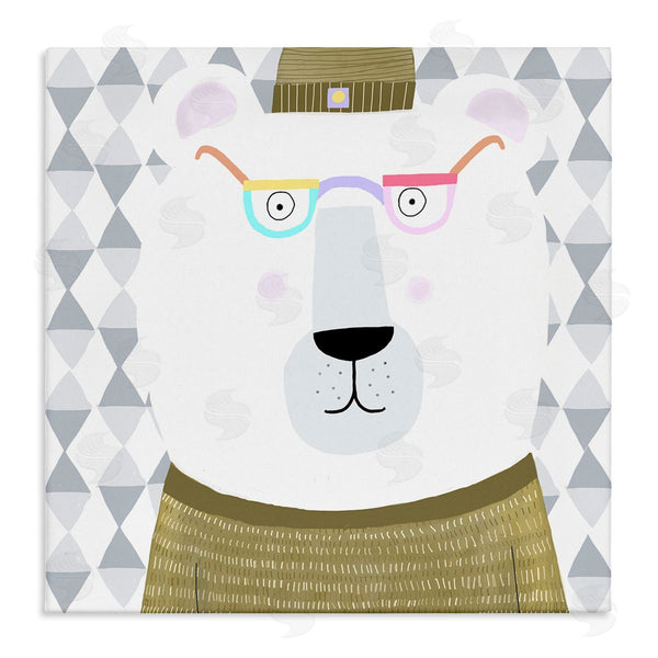 stupell industries Carla Daly | Polar Bear in Jumper & Hat