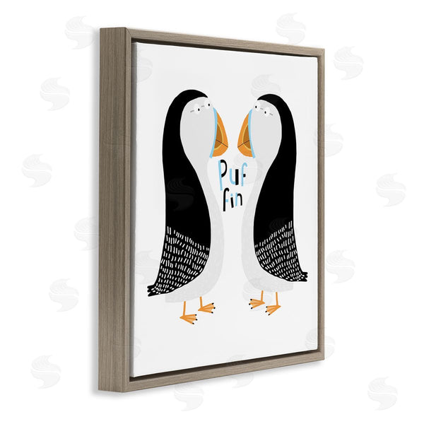 Stupell Industries Carla Daly | Puffin Bird Duo Wall Art