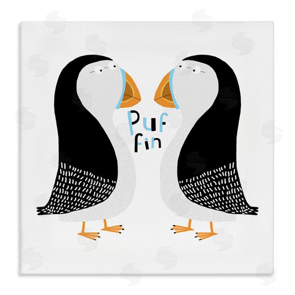 stupell industries Carla Daly | Puffin Bird Duo Wall Art