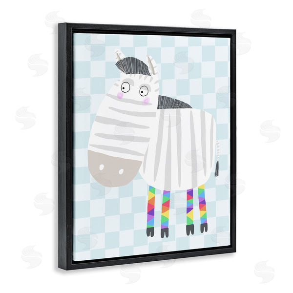 Stupell Industries Carla Daly | Rainbow Geometric Zebra