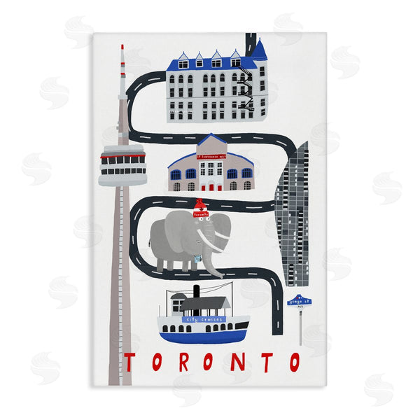 stupell industries Carla Daly | Toronto Whimsical Travel City