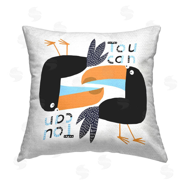 Stupell Industries Carla Daly | Tropical Toucan Birds Printed Throw Pillow
