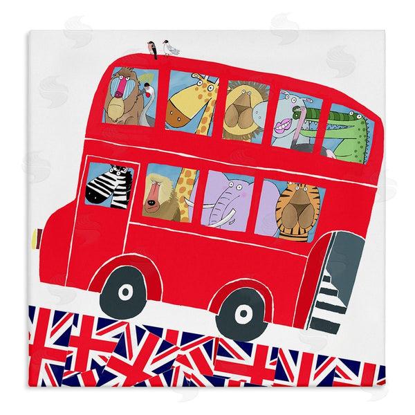 stupell industries Carla Daly | UK Travel Animal Bus Wall Art