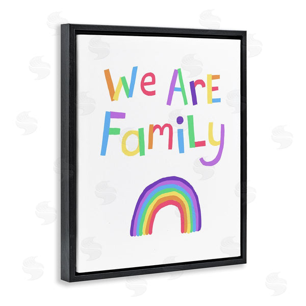 Stupell Industries Carla Daly | We Are Family Rainbow