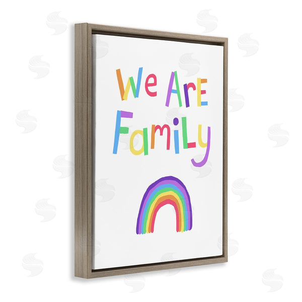 Stupell Industries Carla Daly | We Are Family Rainbow