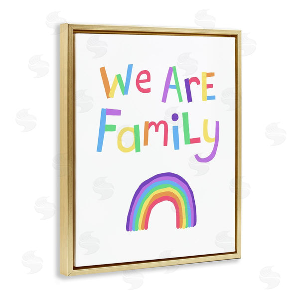 Stupell Industries Carla Daly | We Are Family Rainbow
