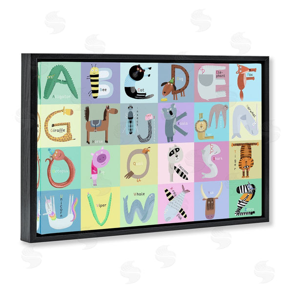 Stupell Industries Carla Daly | Whimsical Animal Alphabet