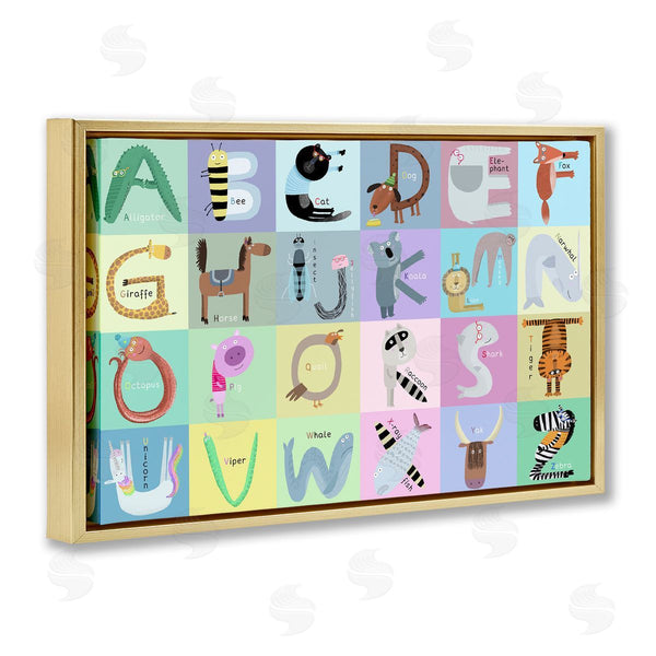 Stupell Industries Carla Daly | Whimsical Animal Alphabet