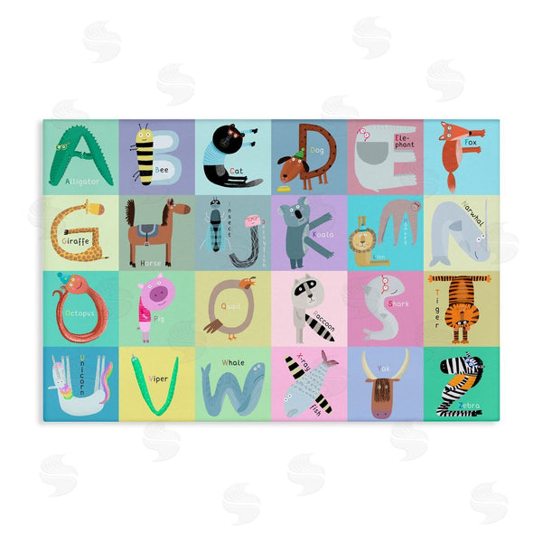 stupell industries Carla Daly | Whimsical Animal Alphabet