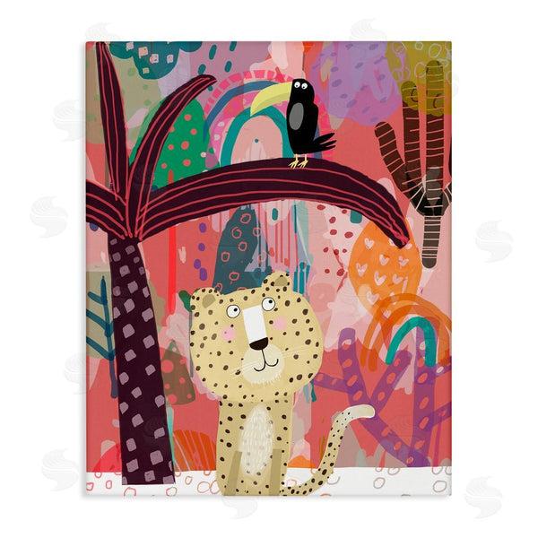 stupell industries Carla Daly | Whimsical Cheetah & Toucan Wall Art