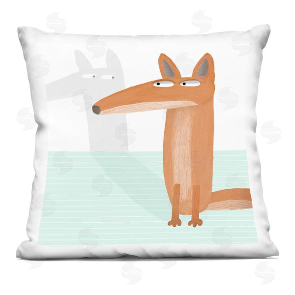 Stupell Industries Carla Daly | Whimsical Fox Shadow Throw Pillow