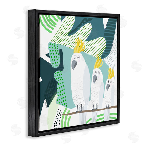 Stupell Industries Carla Daly | Whimsical Patterned Cockatoo Wall Art