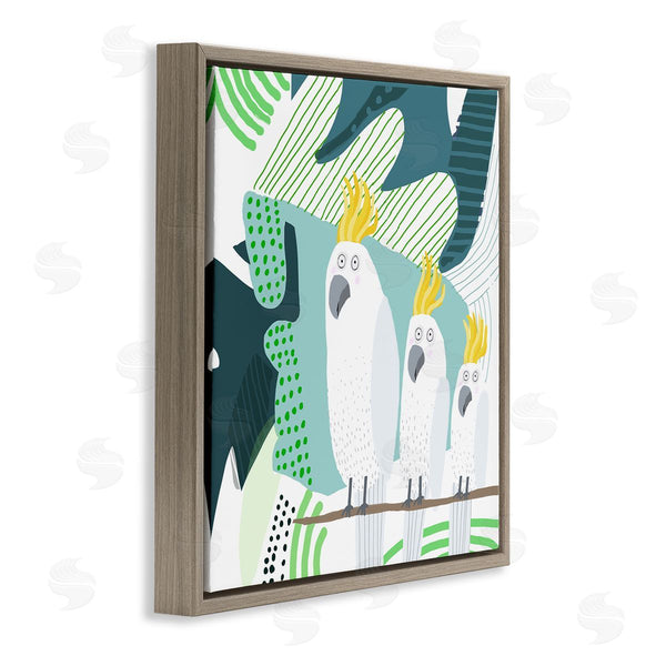 Stupell Industries Carla Daly | Whimsical Patterned Cockatoo Wall Art