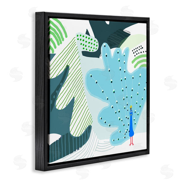 Stupell Industries Carla Daly | Whimsical Patterned Peacock Wall Art