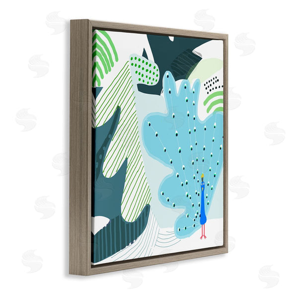 Stupell Industries Carla Daly | Whimsical Patterned Peacock Wall Art
