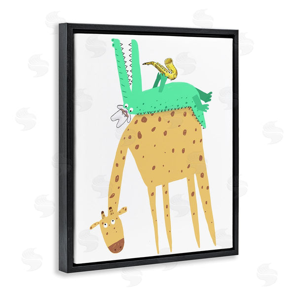 Stupell Industries Carla Daly | Wild Animals With Saxophone