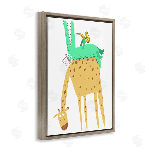 Stupell Industries Carla Daly | Wild Animals With Saxophone