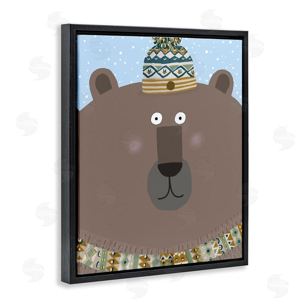 Stupell Industries Carla Daly | Winter Brown Bear Wall Art