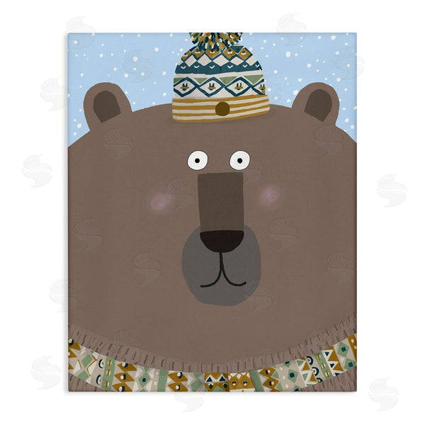 stupell industries Carla Daly | Winter Brown Bear Wall Art