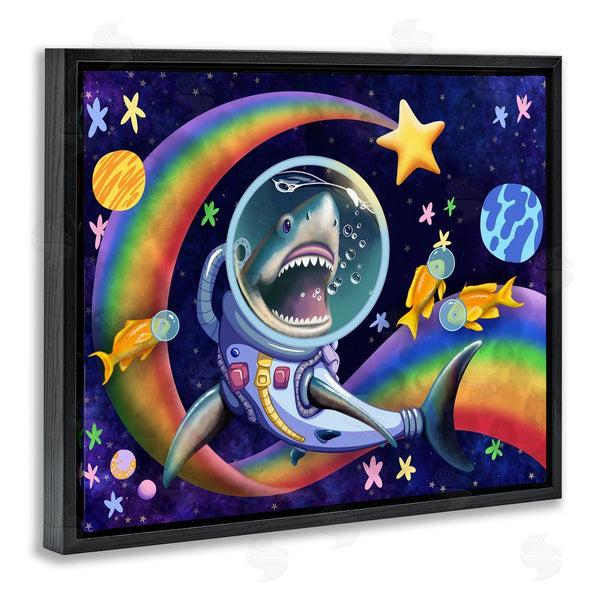 Stupell Industries Carla Morrow | Shark In Outer Space