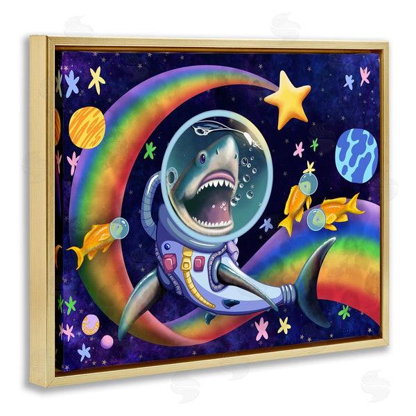 Stupell Industries Carla Morrow | Shark In Outer Space