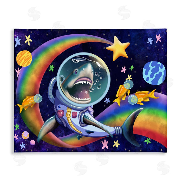 stupell industries Carla Morrow | Shark in Outer Space