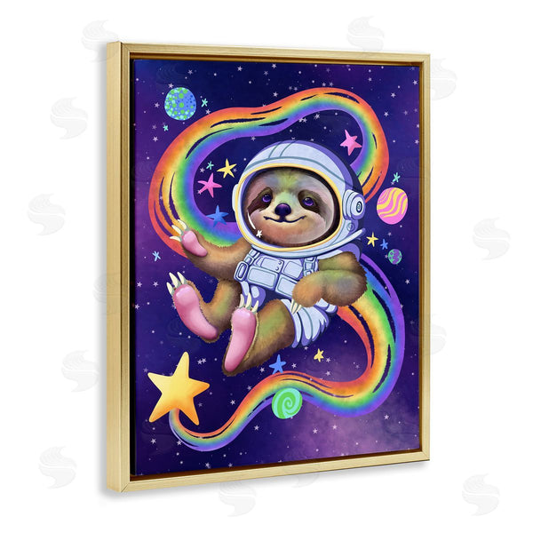 Stupell Industries Carla Morrow | Sloth In Outer Space