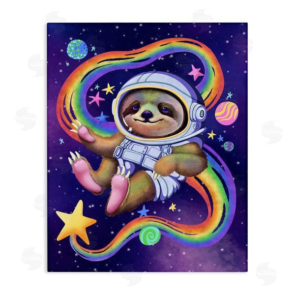 stupell industries Carla Morrow | Sloth in Outer Space