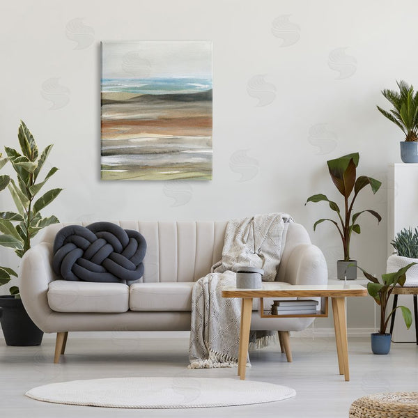 Stupell Industries Carol Robinson | Abstract Beach Landscape Painting Wall Art
