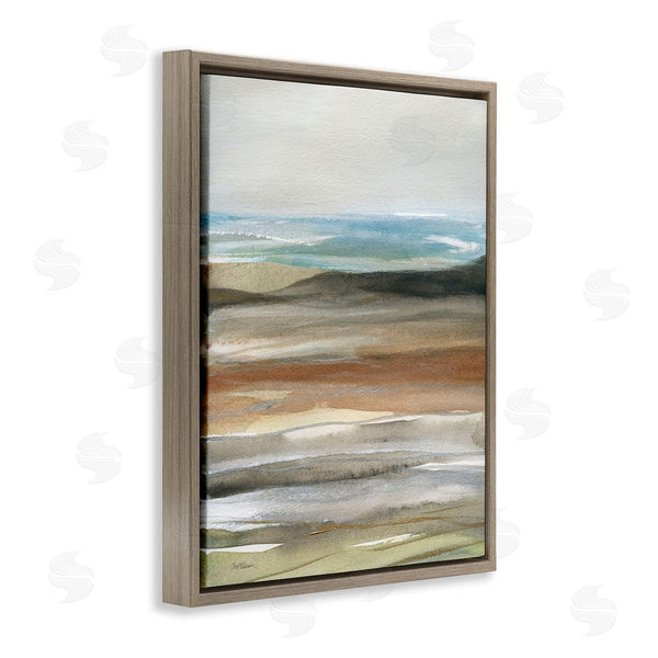 Stupell Industries Carol Robinson | Abstract Beach Landscape Painting Wall Art