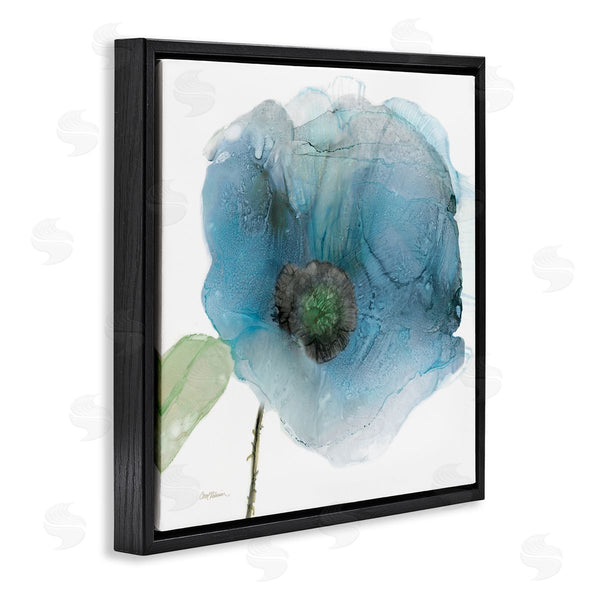 Stupell Industries Carol Robinson | Abstract Blue Flower Shape Wall Art