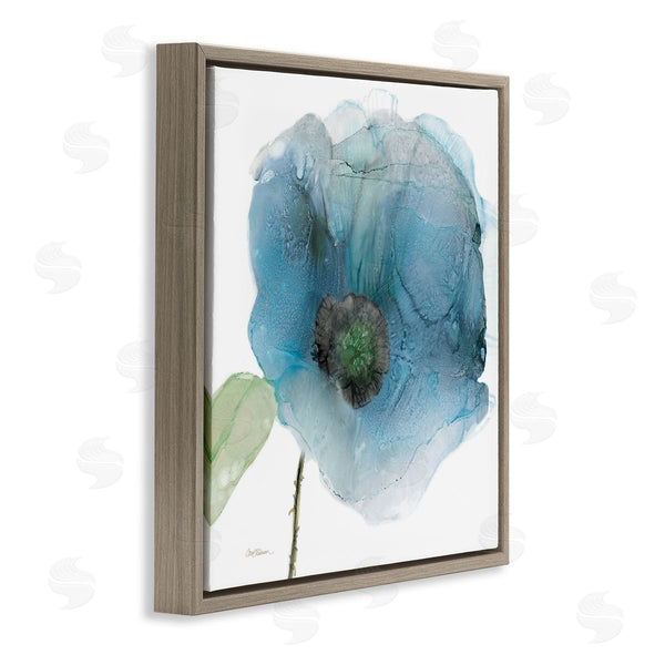Stupell Industries Carol Robinson | Abstract Blue Flower Shape Wall Art