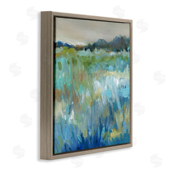 Stupell Industries Carol Robinson | Abstract Blue Meadow