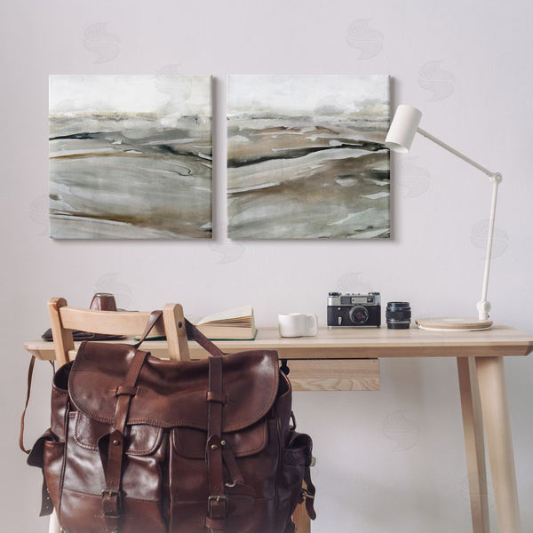 Stupell Industries Carol Robinson | Abstract Brown Landscape Composition Wall Art