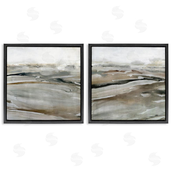 Stupell Industries Carol Robinson | Abstract Brown Landscape Composition Wall Art
