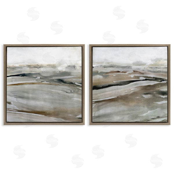 Stupell Industries Carol Robinson | Abstract Brown Landscape Composition Wall Art