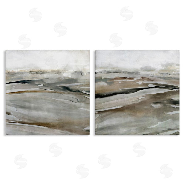 stupell industries Carol Robinson | Abstract Brown Landscape Composition Wall Art