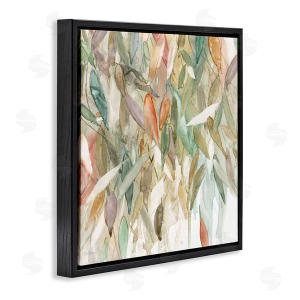 Stupell Industries Carol Robinson | Abstract Cascading Tree Leaves Autumnal Blooming Foliage Wall Art