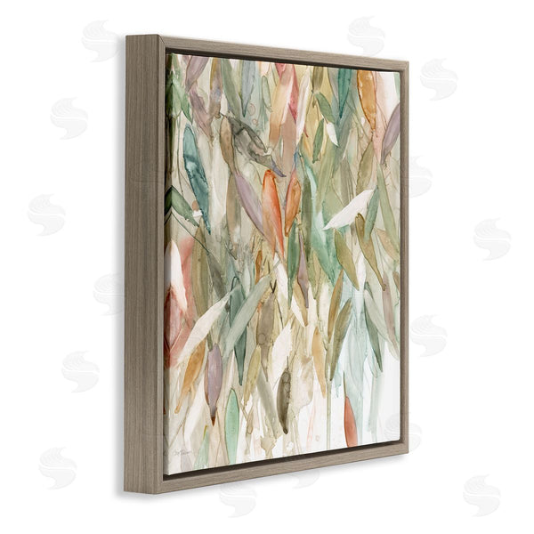 Stupell Industries Carol Robinson | Abstract Cascading Tree Leaves Autumnal Blooming Foliage Wall Art