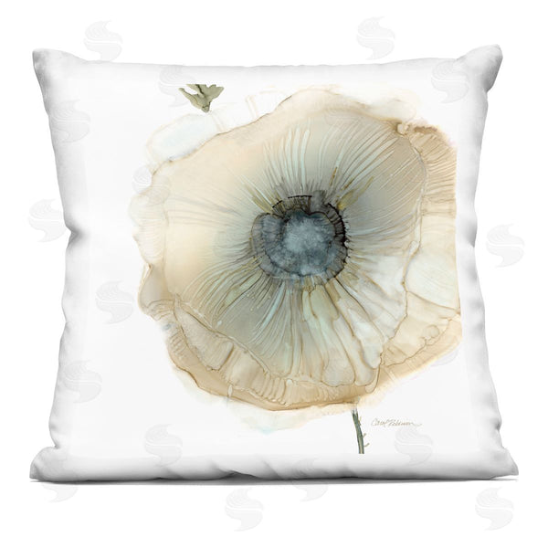 stupell industries Carol Robinson | Abstract Poppy Flower Blossom Shape Printed Throw Pillow